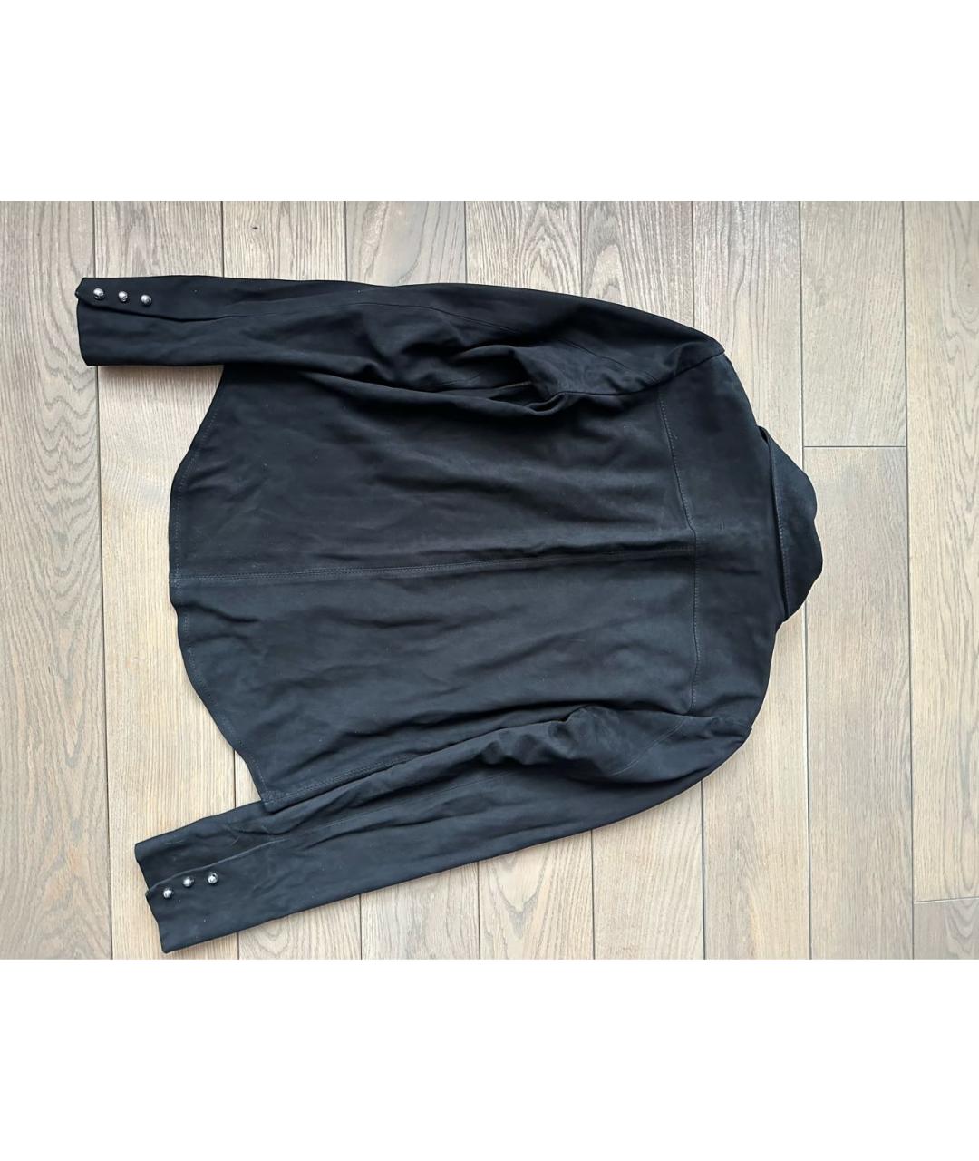 ANTHONY VACCARELLO Черная замшевая рубашка, фото 2