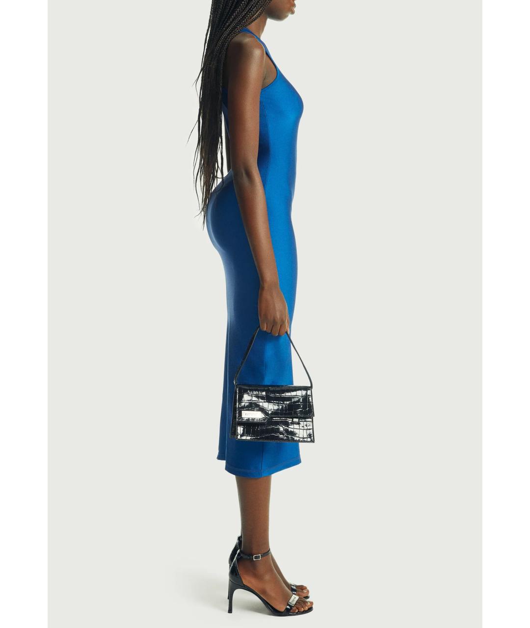 COPERNI Синее полиамидовое повседневное платье, фото 4