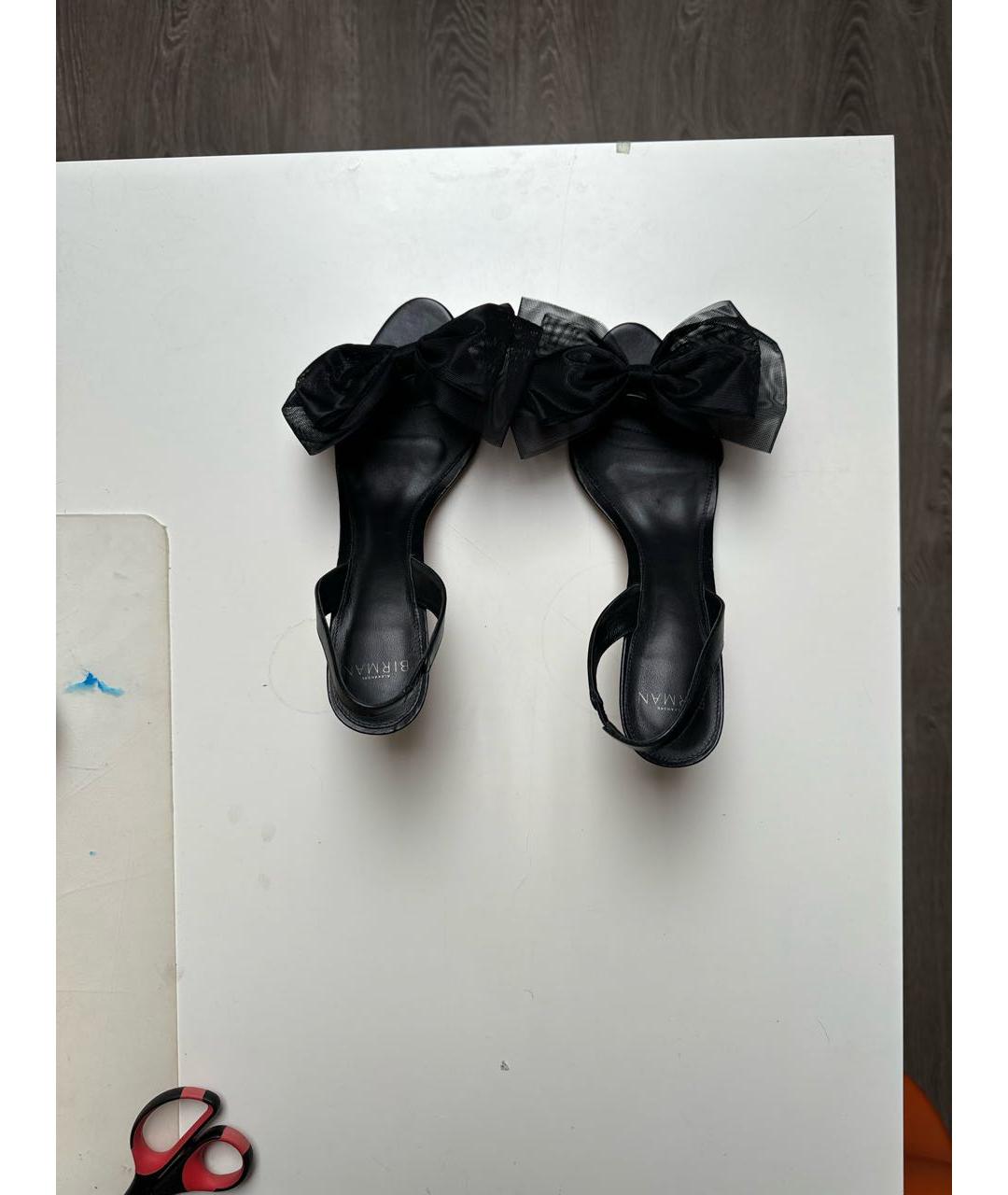 ALEXANDRE BIRMAN Черные кожаные туфли, фото 3