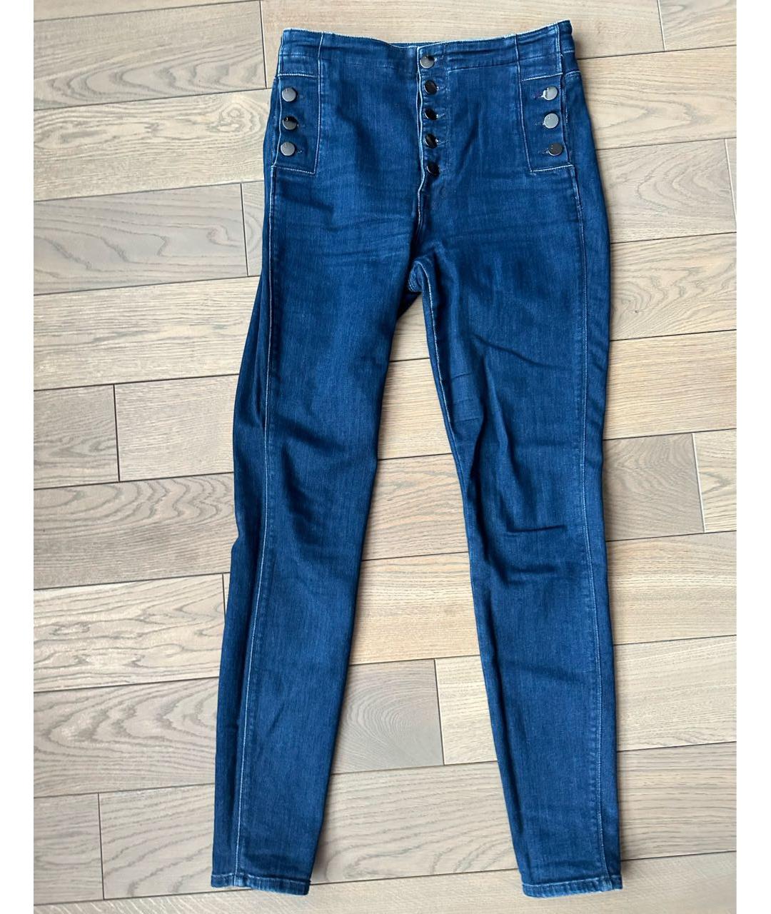JBRAND Синие хлопко-сиацелловые джинсы слим, фото 7