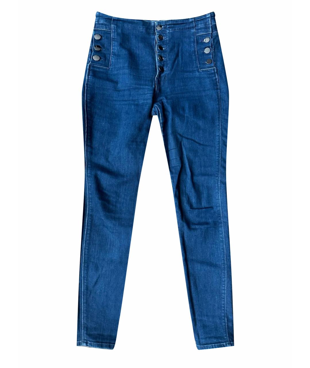 JBRAND Синие хлопко-сиацелловые джинсы слим, фото 1