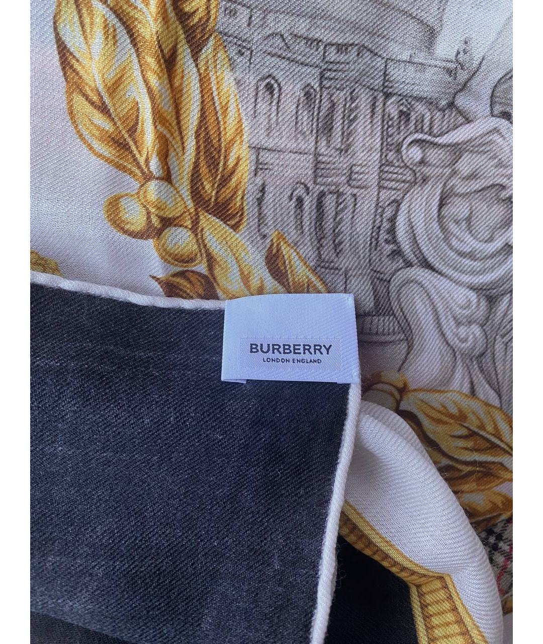 BURBERRY Мульти кашемировый платок, фото 3