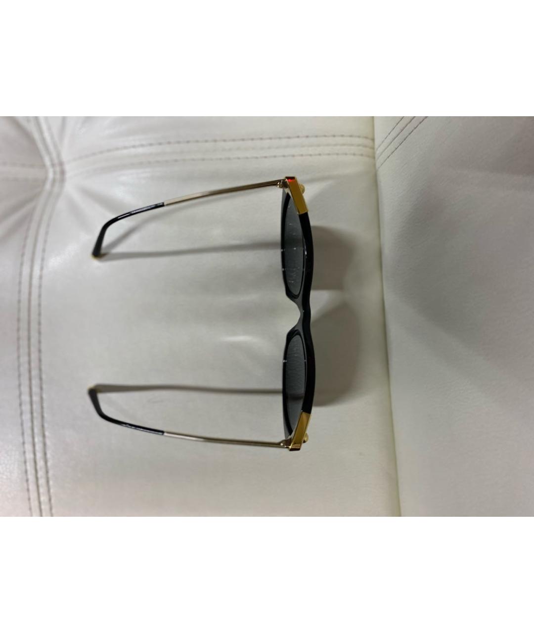 DOLCE&GABBANA Черные пластиковые солнцезащитные очки, фото 3