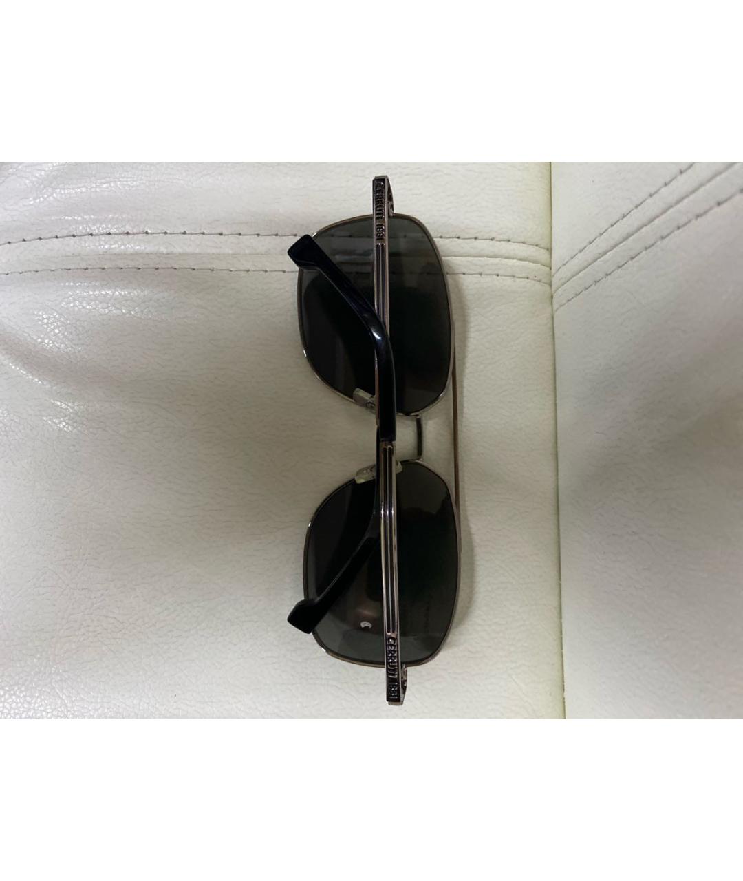 CERRUTI 1881 Черные металлические солнцезащитные очки, фото 3