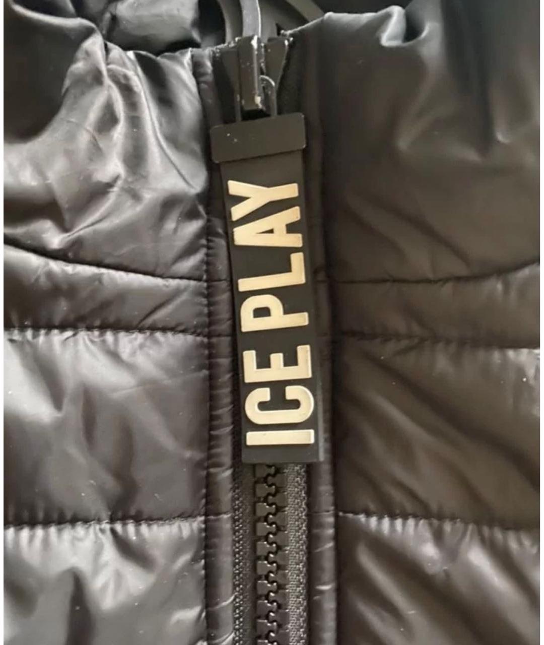 ICE PLAY Черная полиэстеровая куртка, фото 4