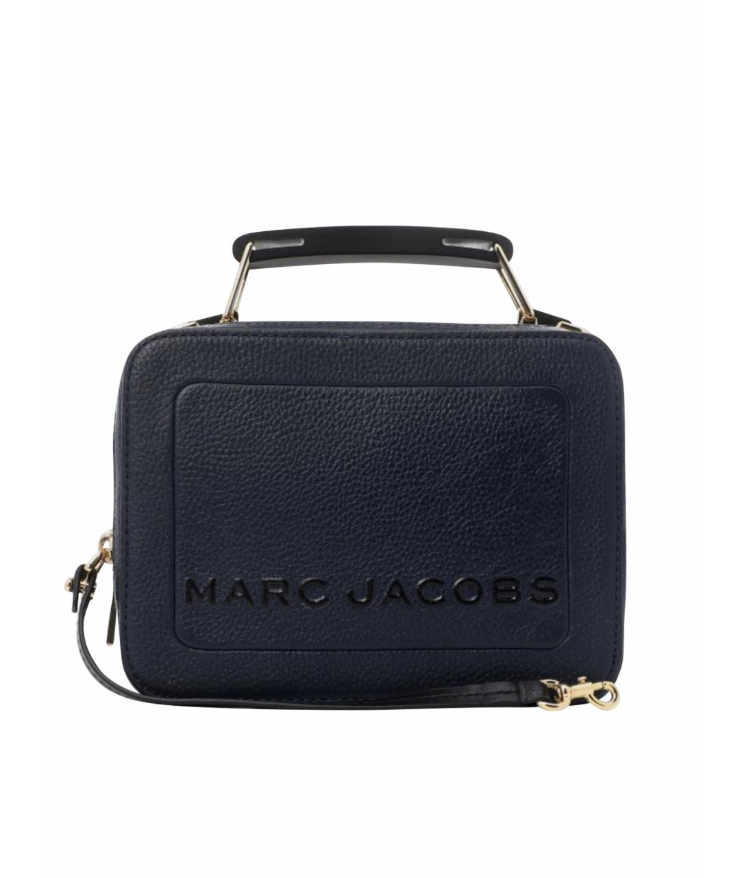 MARC JACOBS Темно-синяя кожаная сумка через плечо, фото 1