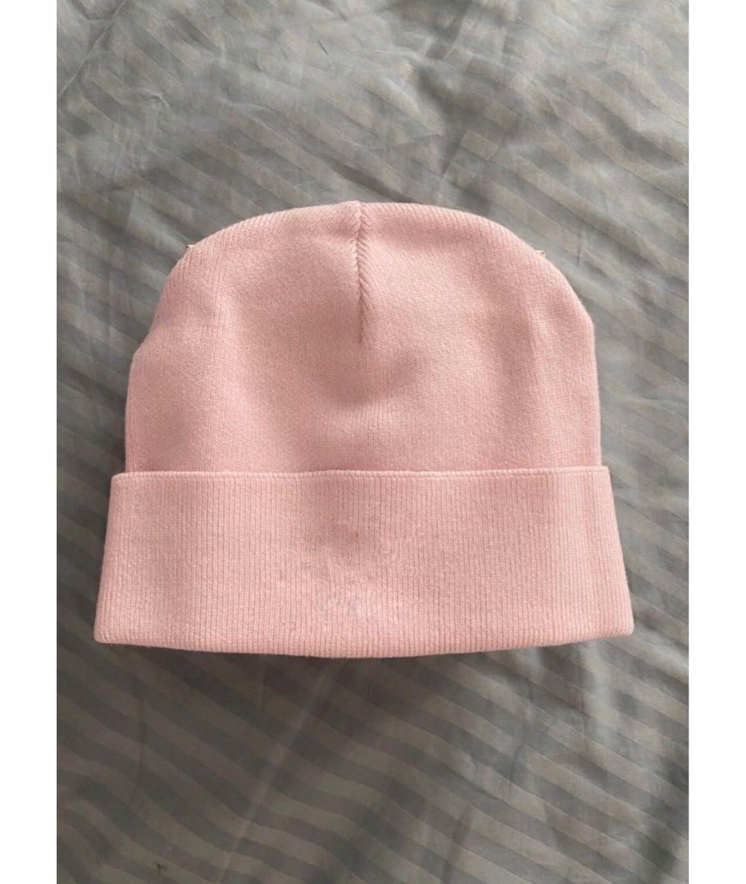 GIAMBATTISTA VALLI Розовая шерстяная шапка, фото 2