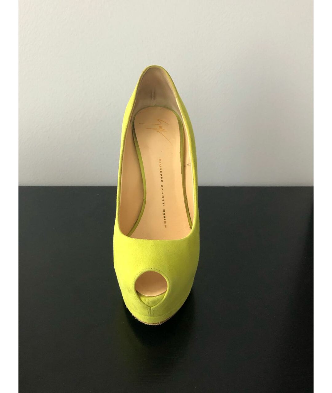 GIUSEPPE ZANOTTI DESIGN Желтые замшевые туфли, фото 3