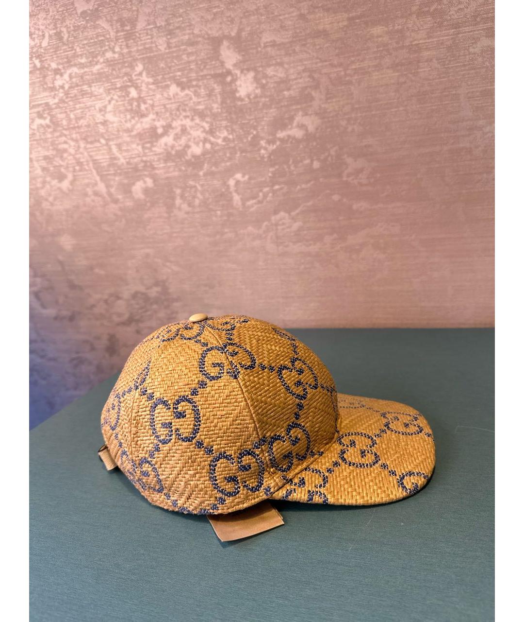 GUCCI Соломенная кепка/бейсболка, фото 8