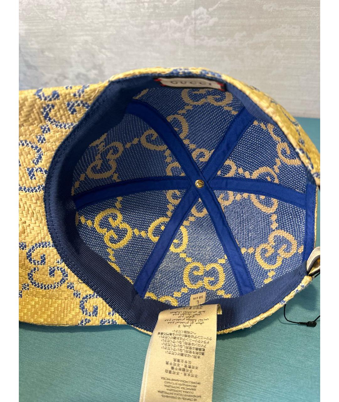 GUCCI Соломенная кепка/бейсболка, фото 4