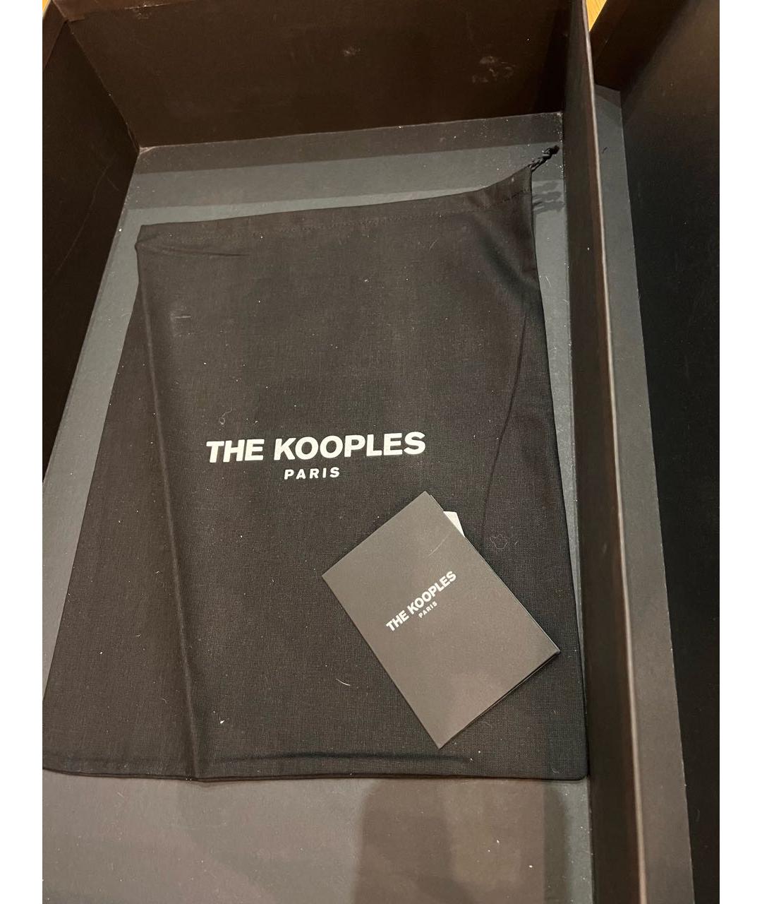 THE KOOPLES Черные сапоги из экзотической кожи, фото 7