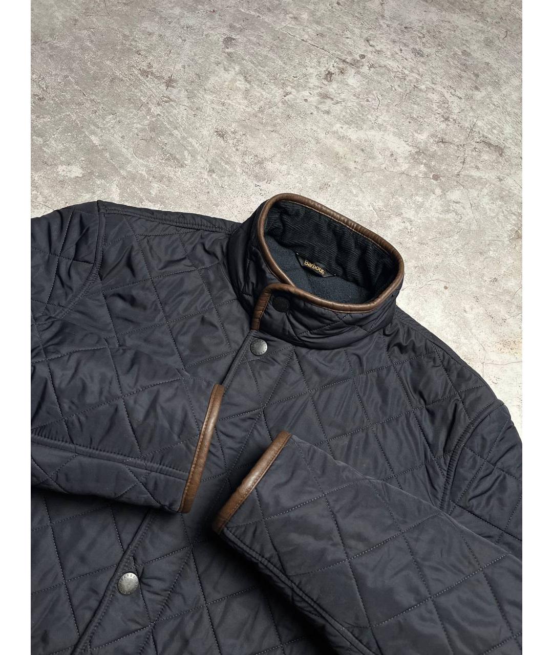 BARBOUR Черная полиэстеровая куртка, фото 4