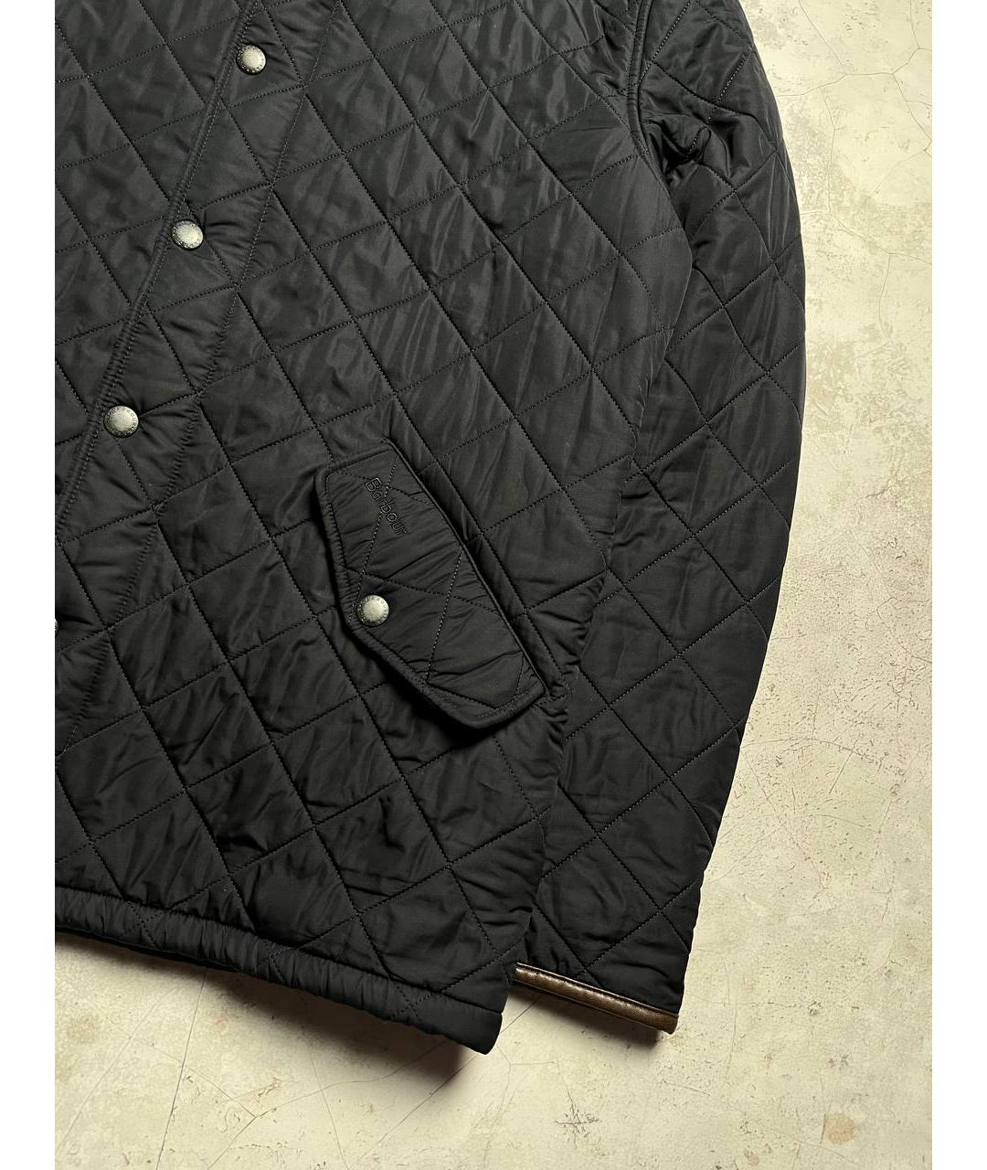 BARBOUR Черная полиэстеровая куртка, фото 8