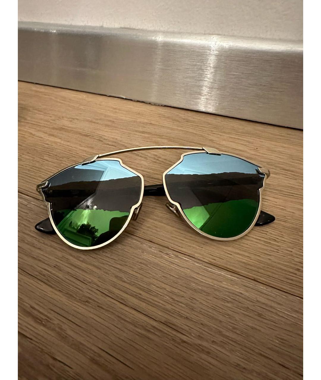 CHRISTIAN DIOR Металлические солнцезащитные очки, фото 7
