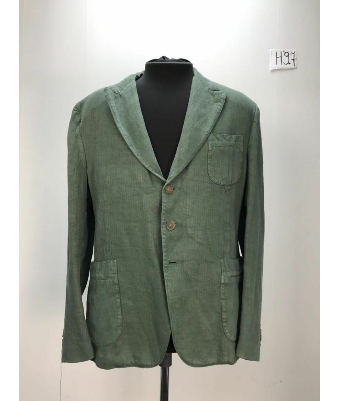 SALVATORE FERRAGAMO Зеленый пиджак, фото 8