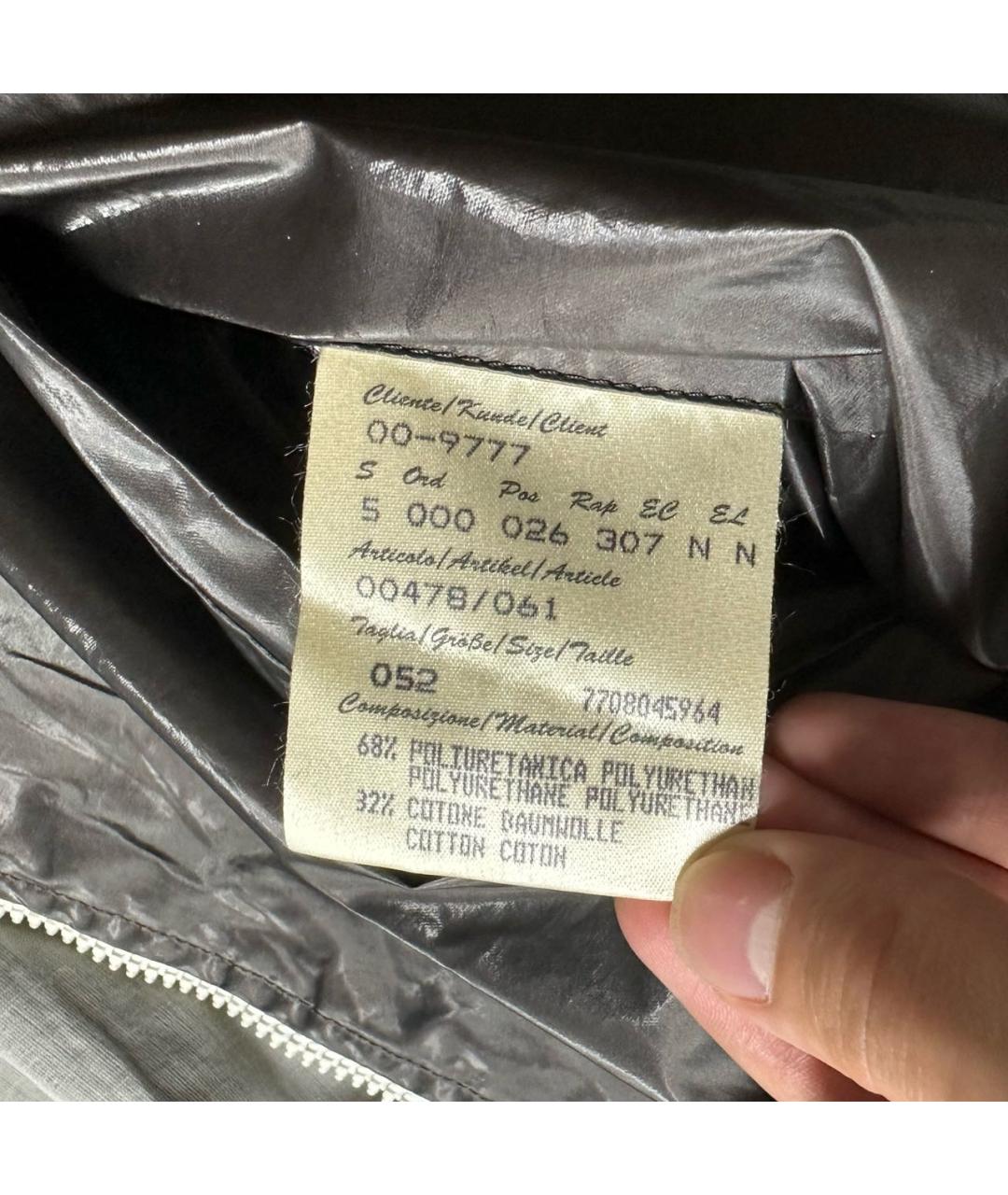 BALDESSARINI Антрацитовая полиуретановая куртка, фото 7