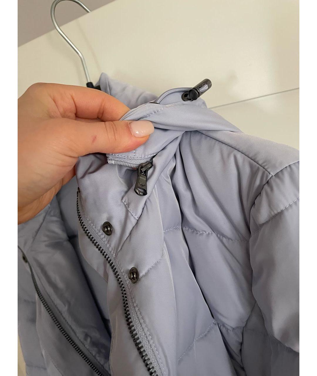 EMPORIO ARMANI Горчичная полиэстеровая куртка, фото 3
