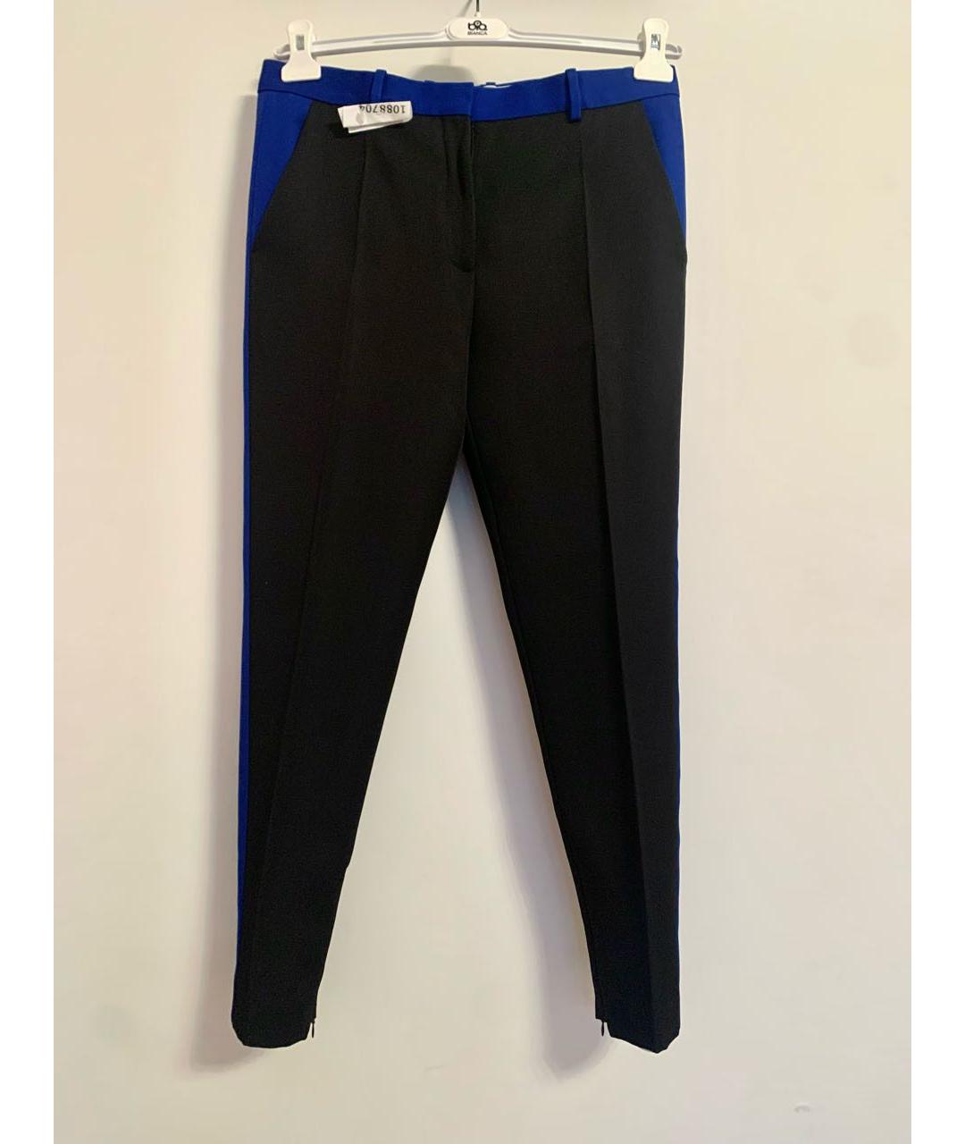 CELINE PRE-OWNED Черные шерстяные прямые брюки, фото 10