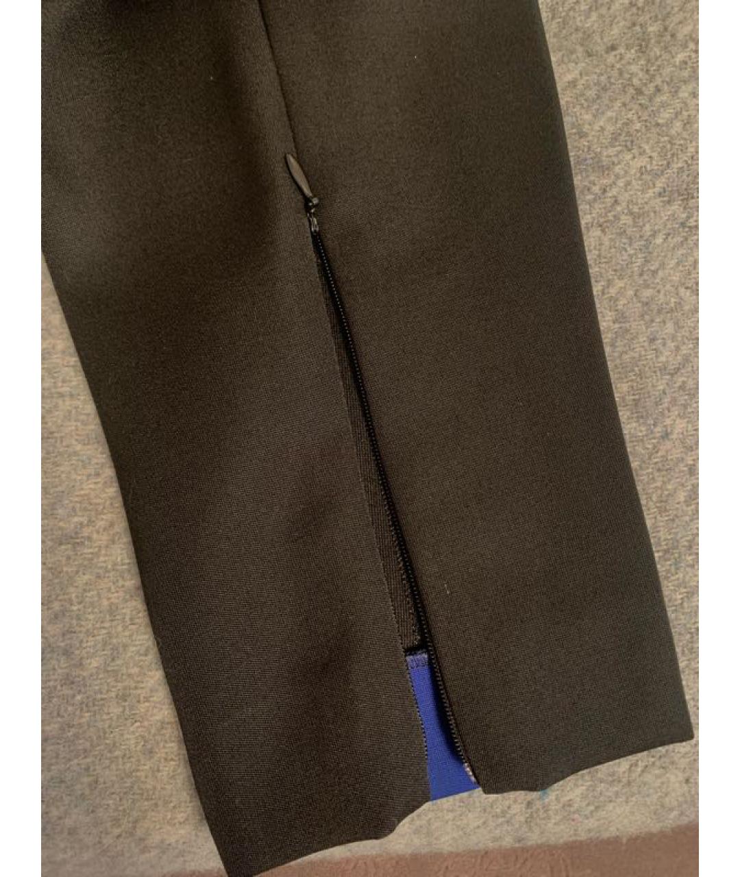 CELINE PRE-OWNED Черные шерстяные прямые брюки, фото 8