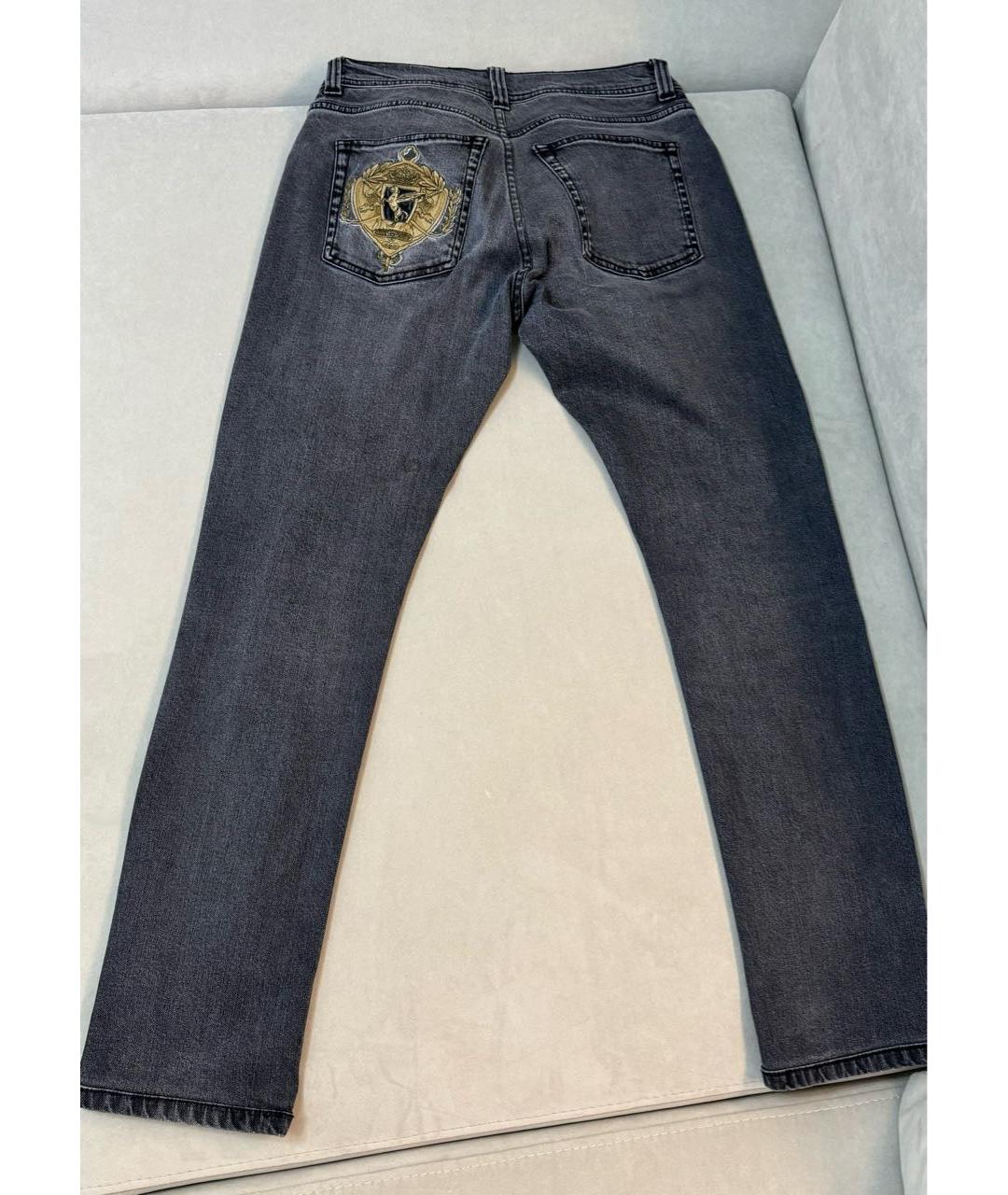 ETRO Серые хлопковые прямые джинсы, фото 2