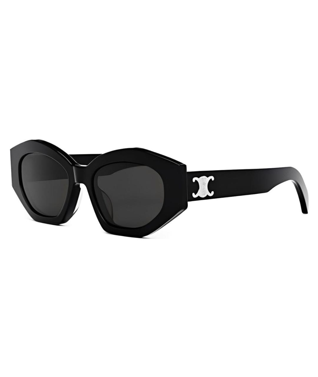 CELINE Черные пластиковые солнцезащитные очки, фото 1