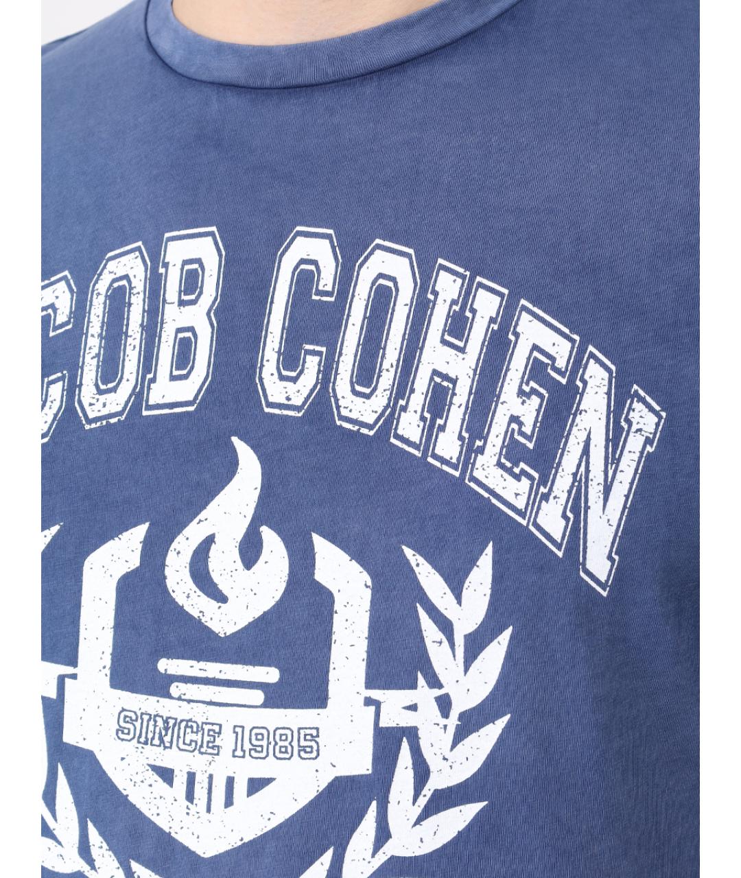 JACOB COHEN Голубая футболка, фото 5