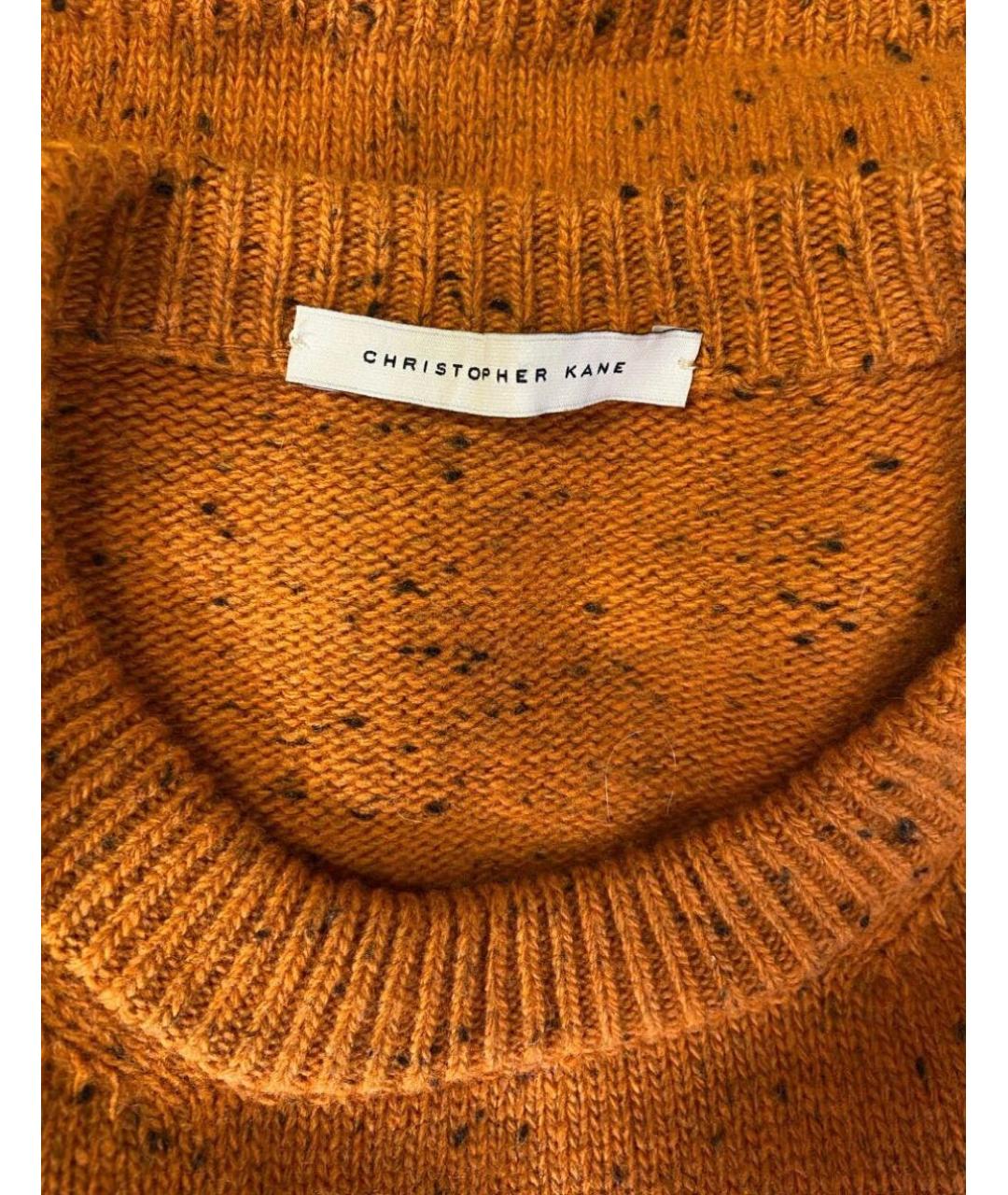 CHRISTOPHER KANE Оранжевый шерстяной джемпер / свитер, фото 3