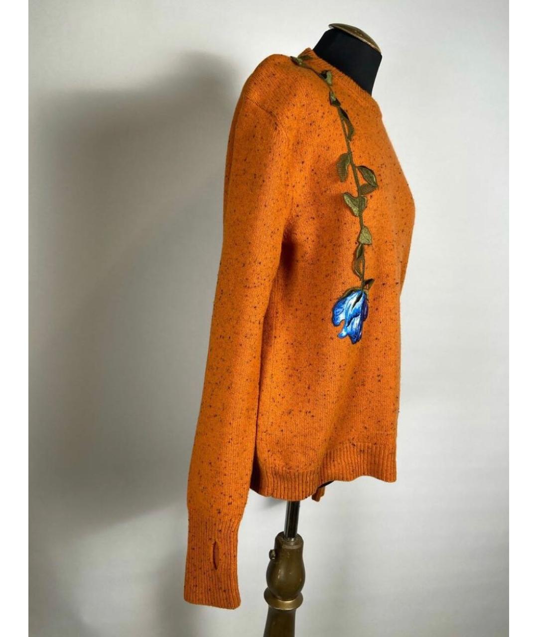 CHRISTOPHER KANE Оранжевый шерстяной джемпер / свитер, фото 4