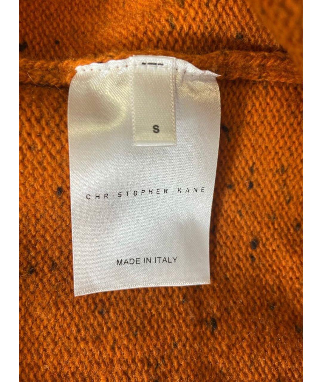 CHRISTOPHER KANE Оранжевый шерстяной джемпер / свитер, фото 7