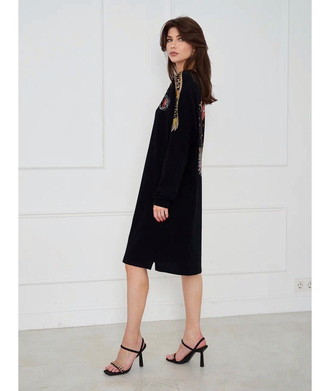 GIVENCHY Черное хлопковое повседневное платье, фото 3