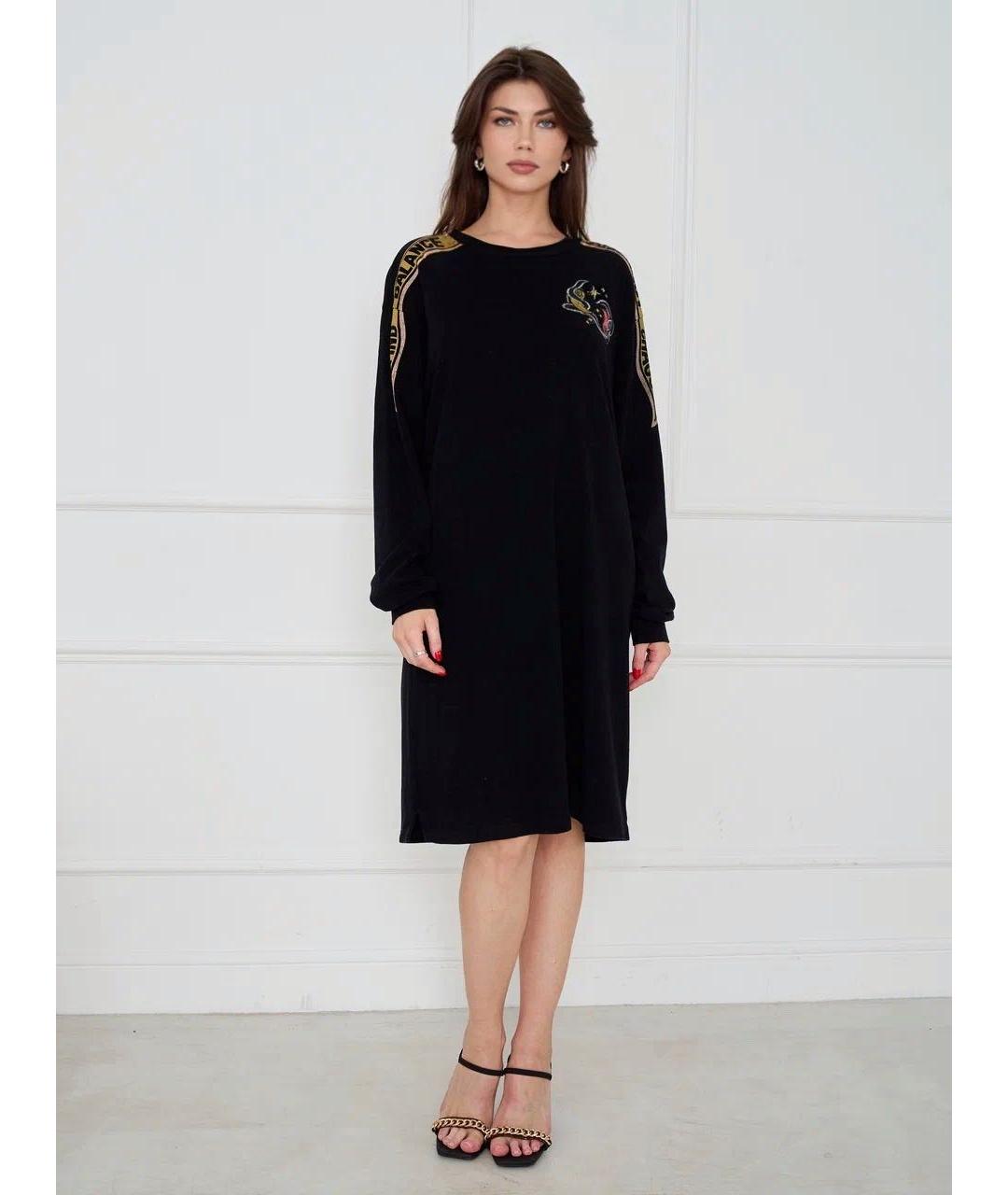 GIVENCHY Черное хлопковое повседневное платье, фото 5
