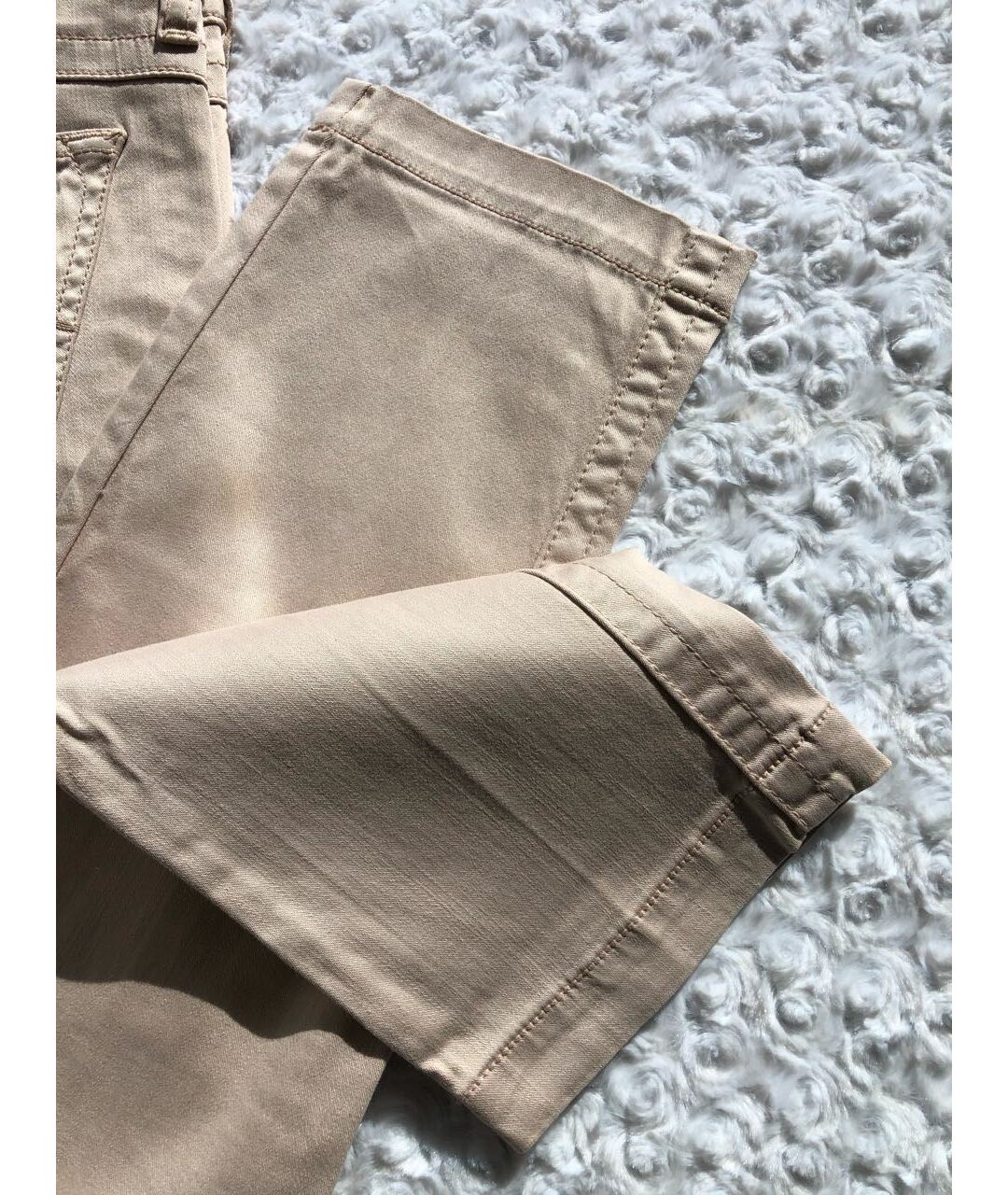 JACOB COHEN Бежевые хлопко-эластановые джинсы слим, фото 4