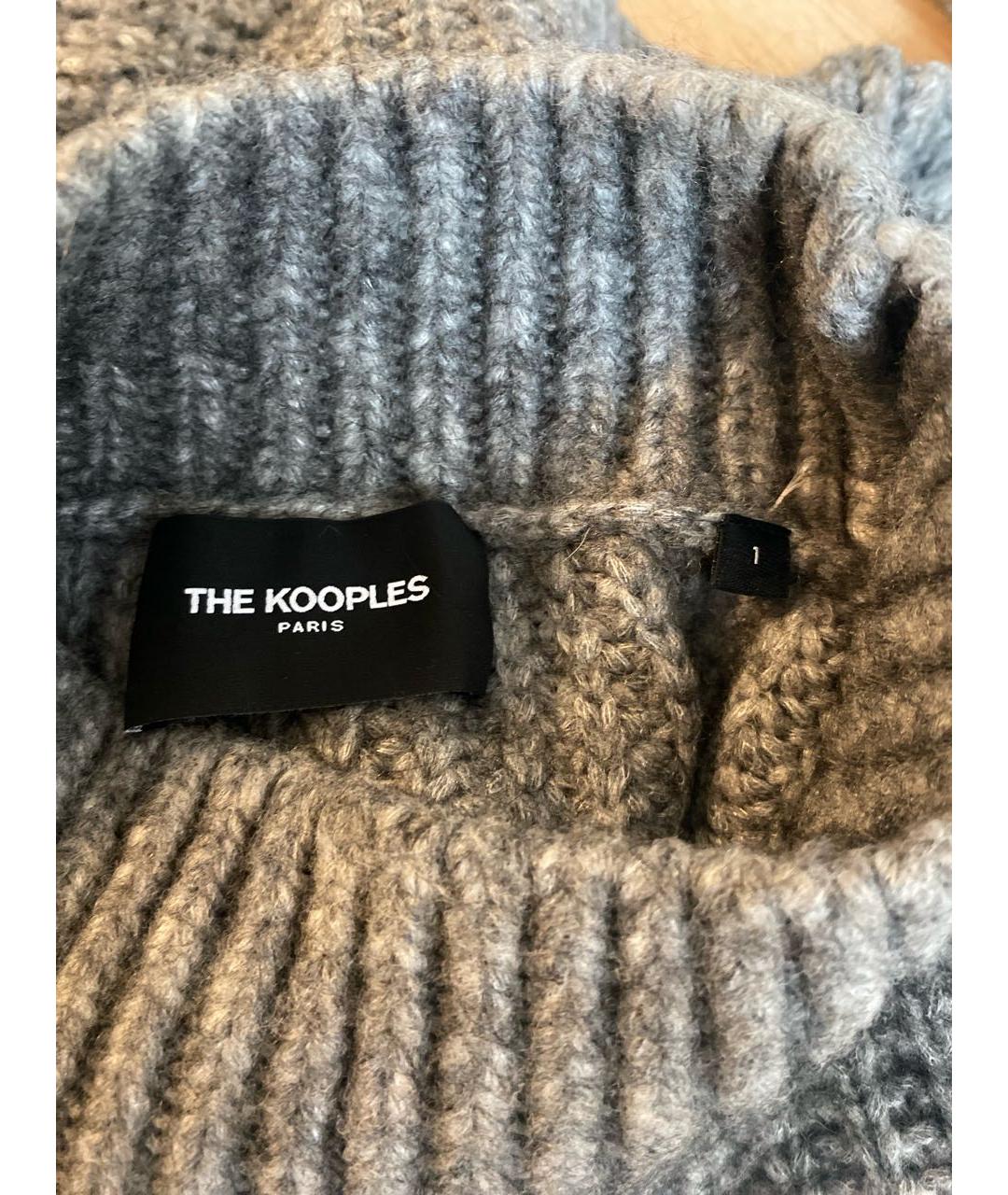 THE KOOPLES Серый шерстяной джемпер / свитер, фото 3