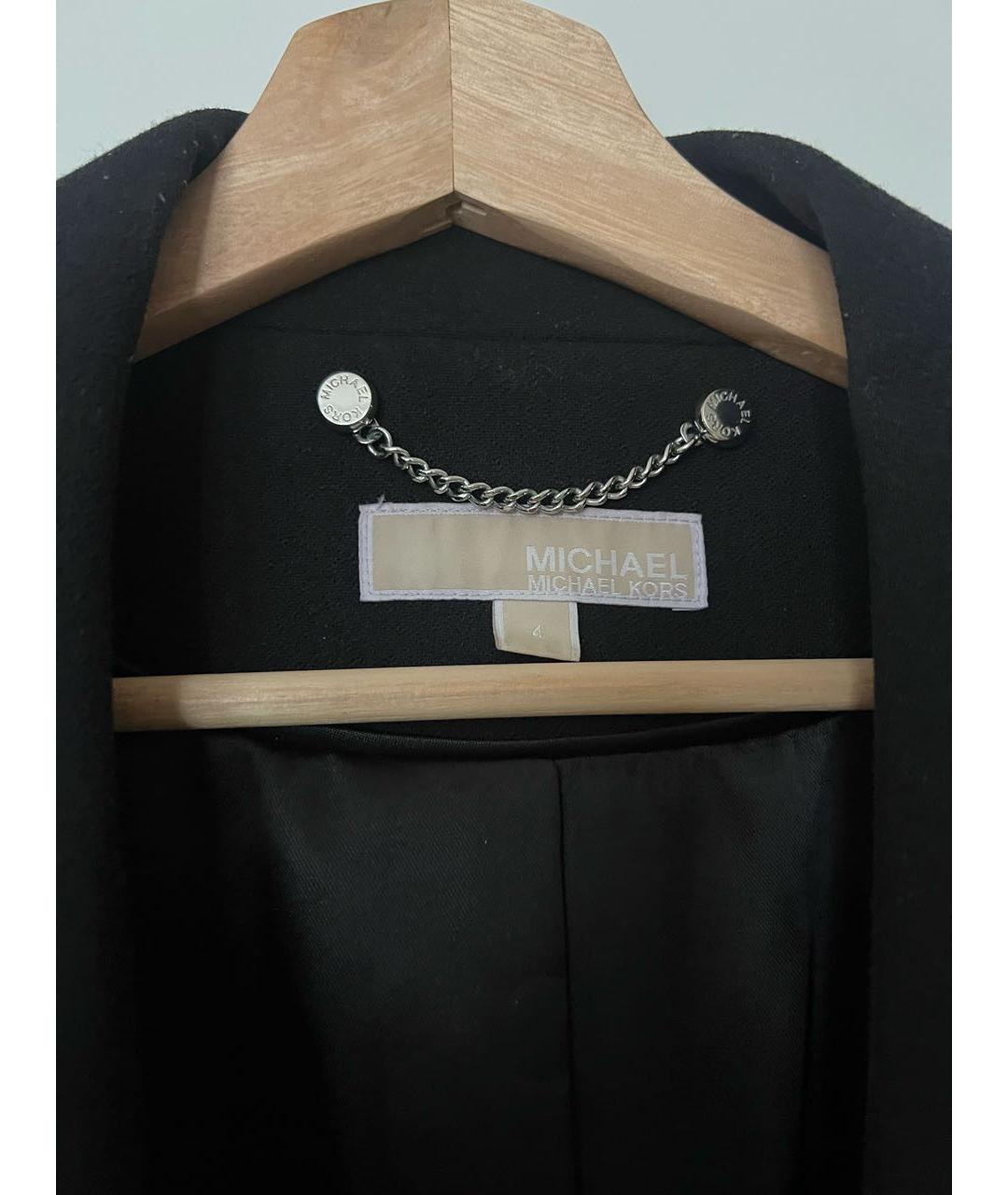 MICHAEL MICHAEL KORS Черный полиэстеровый жакет/пиджак, фото 2