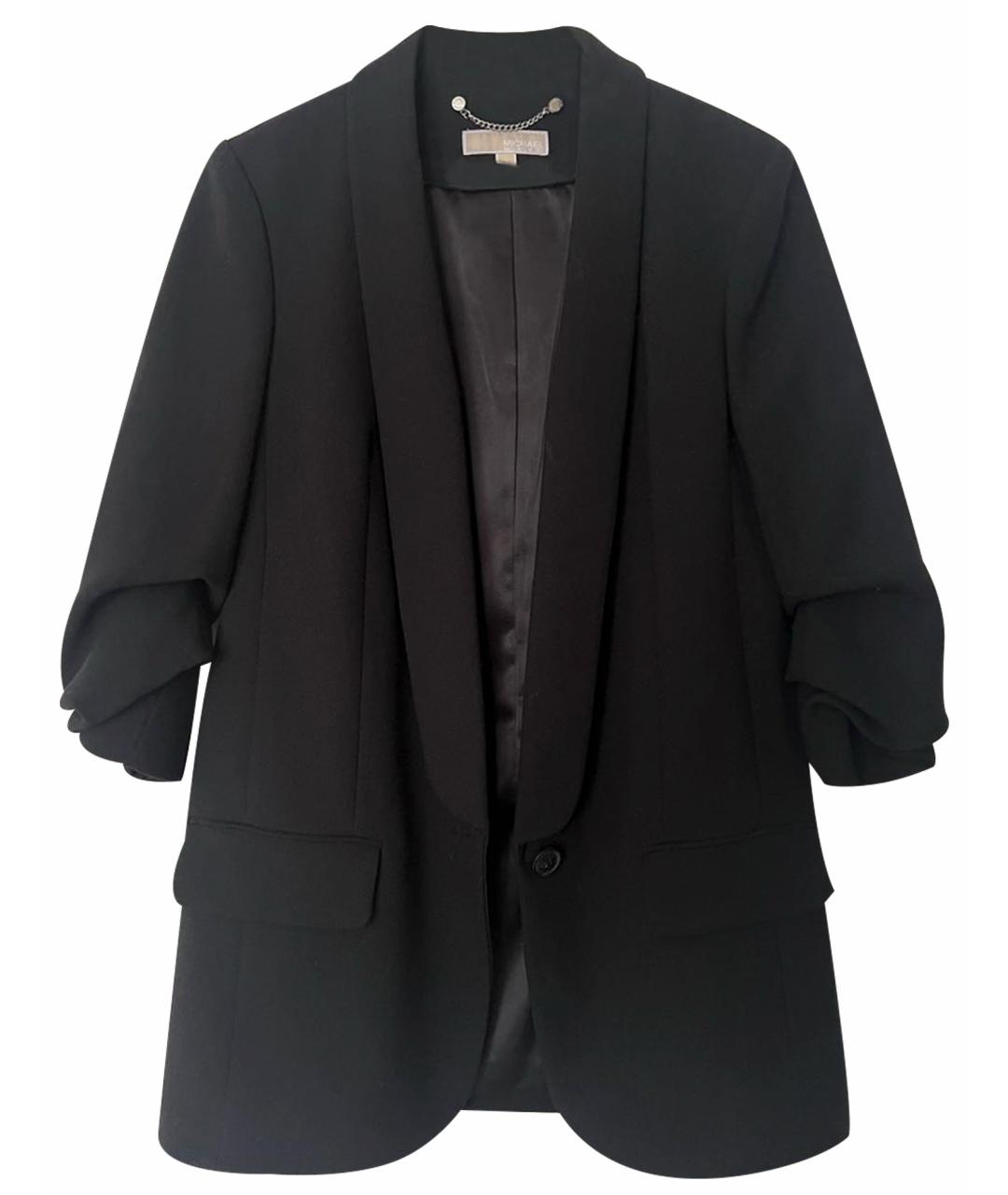MICHAEL MICHAEL KORS Черный полиэстеровый жакет/пиджак, фото 1