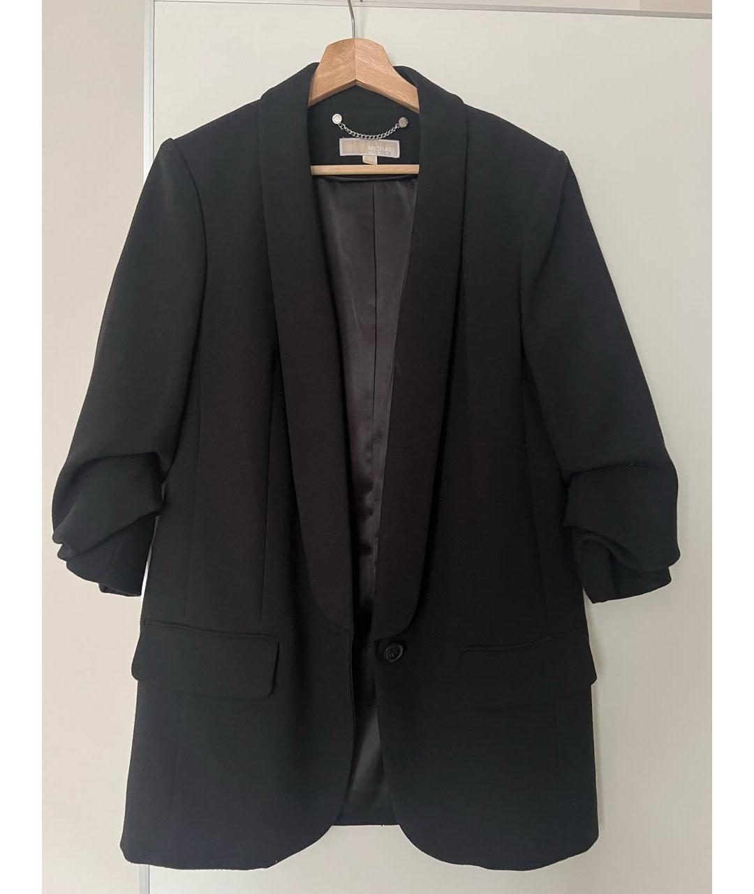 MICHAEL MICHAEL KORS Черный полиэстеровый жакет/пиджак, фото 4