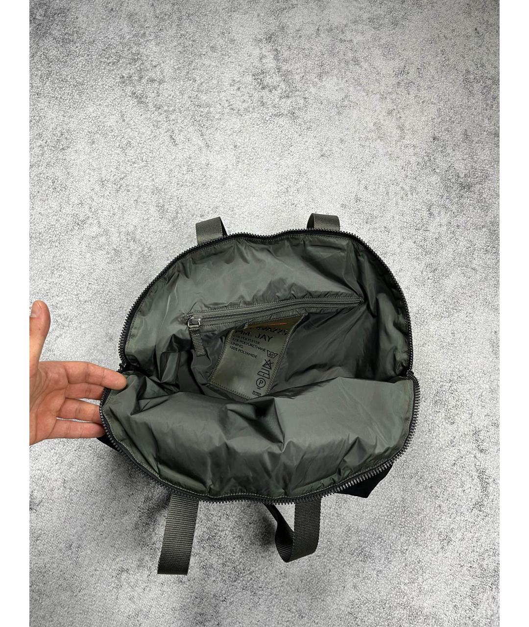 PRADA Черная сумка с короткими ручками из искусственной кожи, фото 4