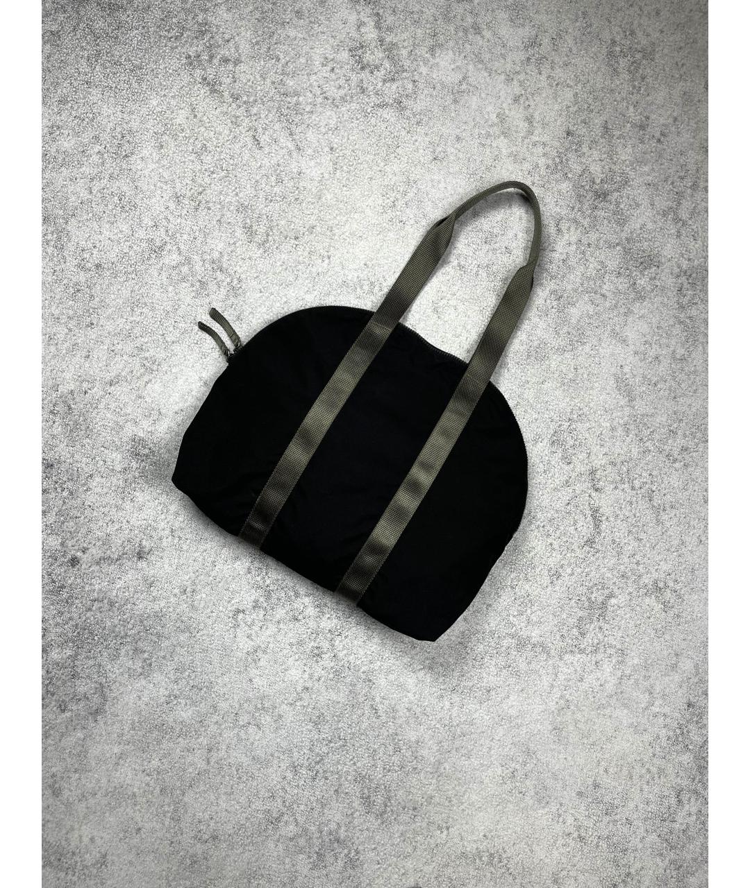 PRADA Черная сумка с короткими ручками из искусственной кожи, фото 2