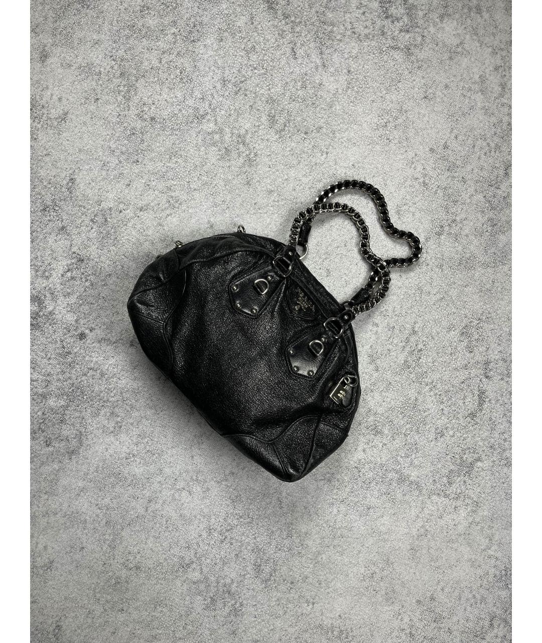 PRADA Черная кожаная сумка с короткими ручками, фото 10