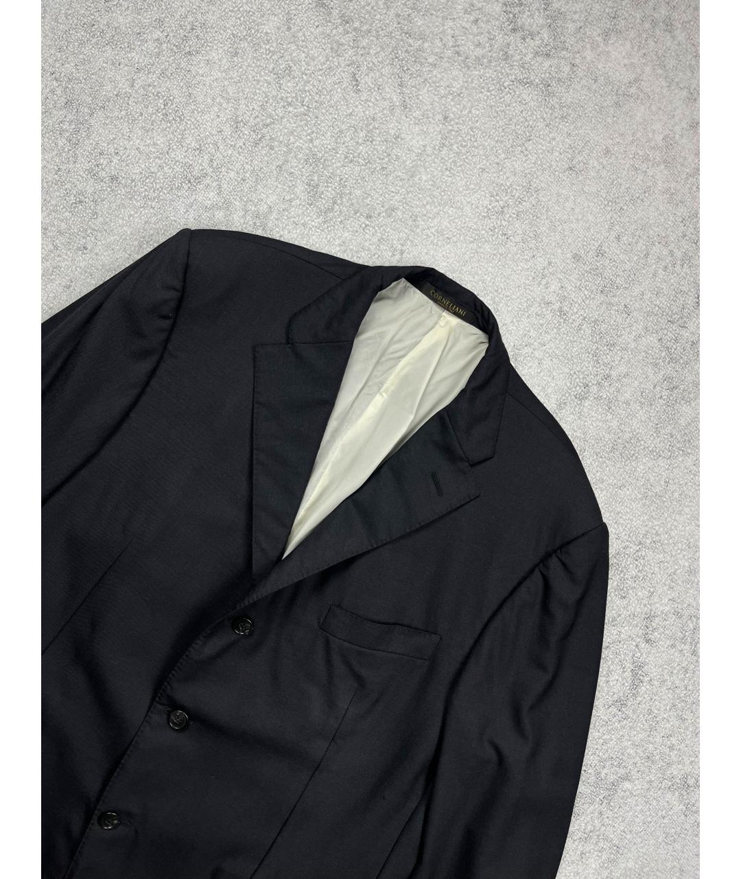 CORNELIANI Черный шерстяной пиджак, фото 2
