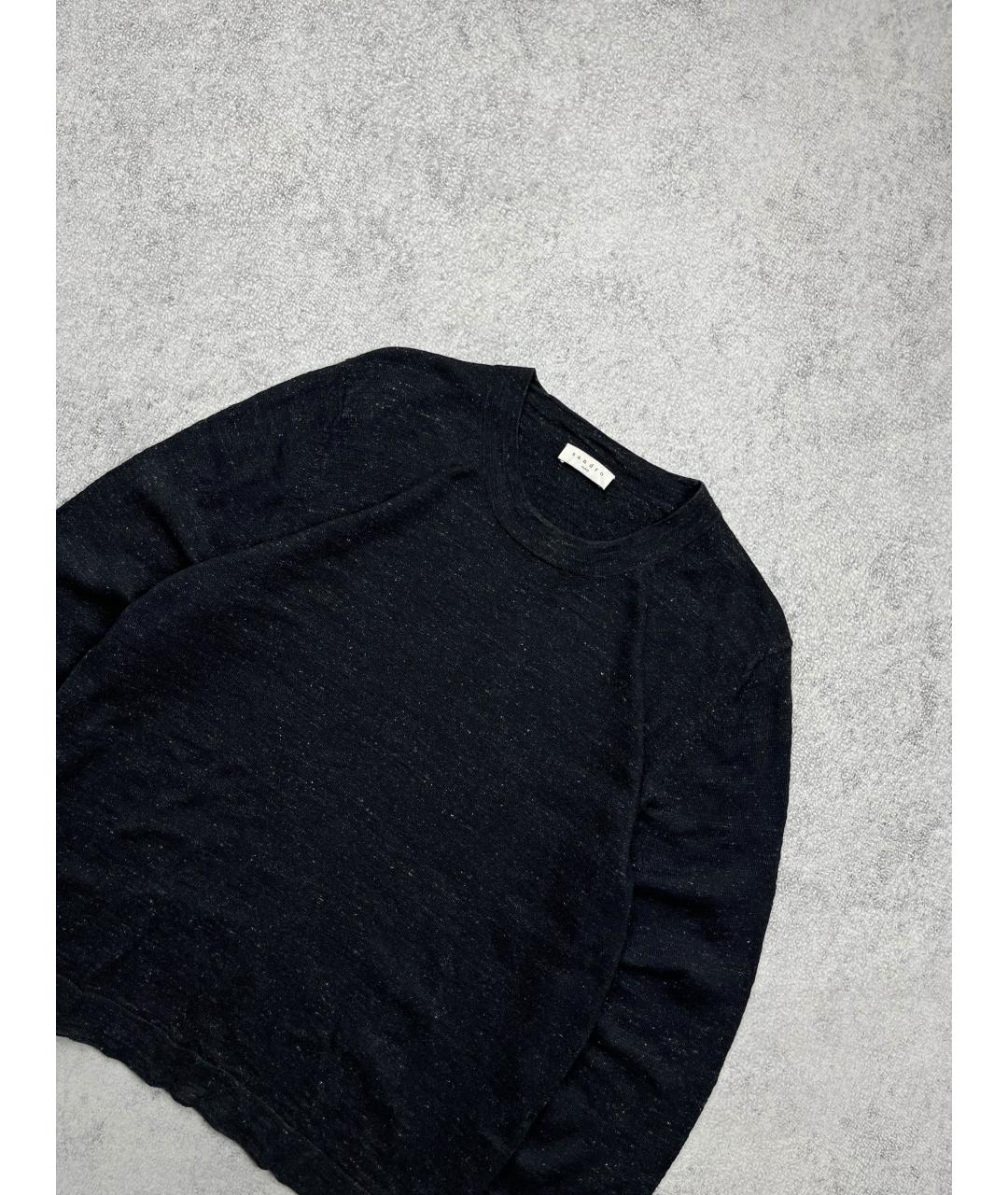 SANDRO Серый хлопковый джемпер / свитер, фото 2