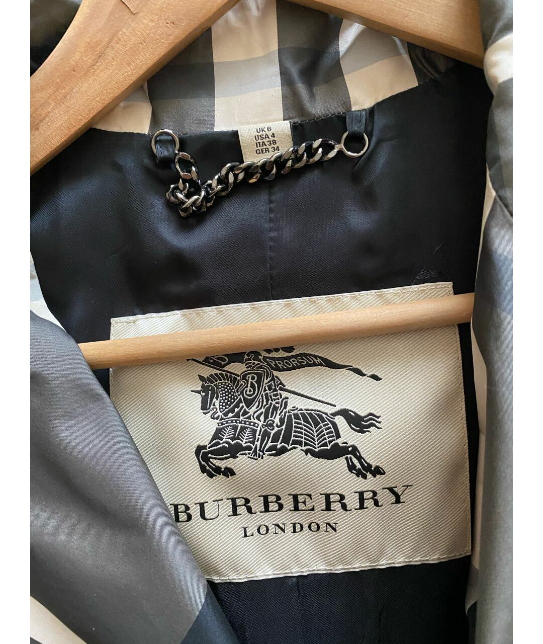 BURBERRY LONDON Мульти полиэстеровый тренч/плащ, фото 3