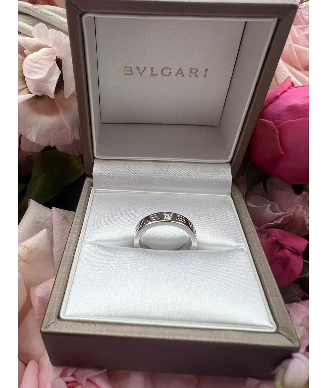 BVLGARI Белое кольцо из белого золота, фото 5