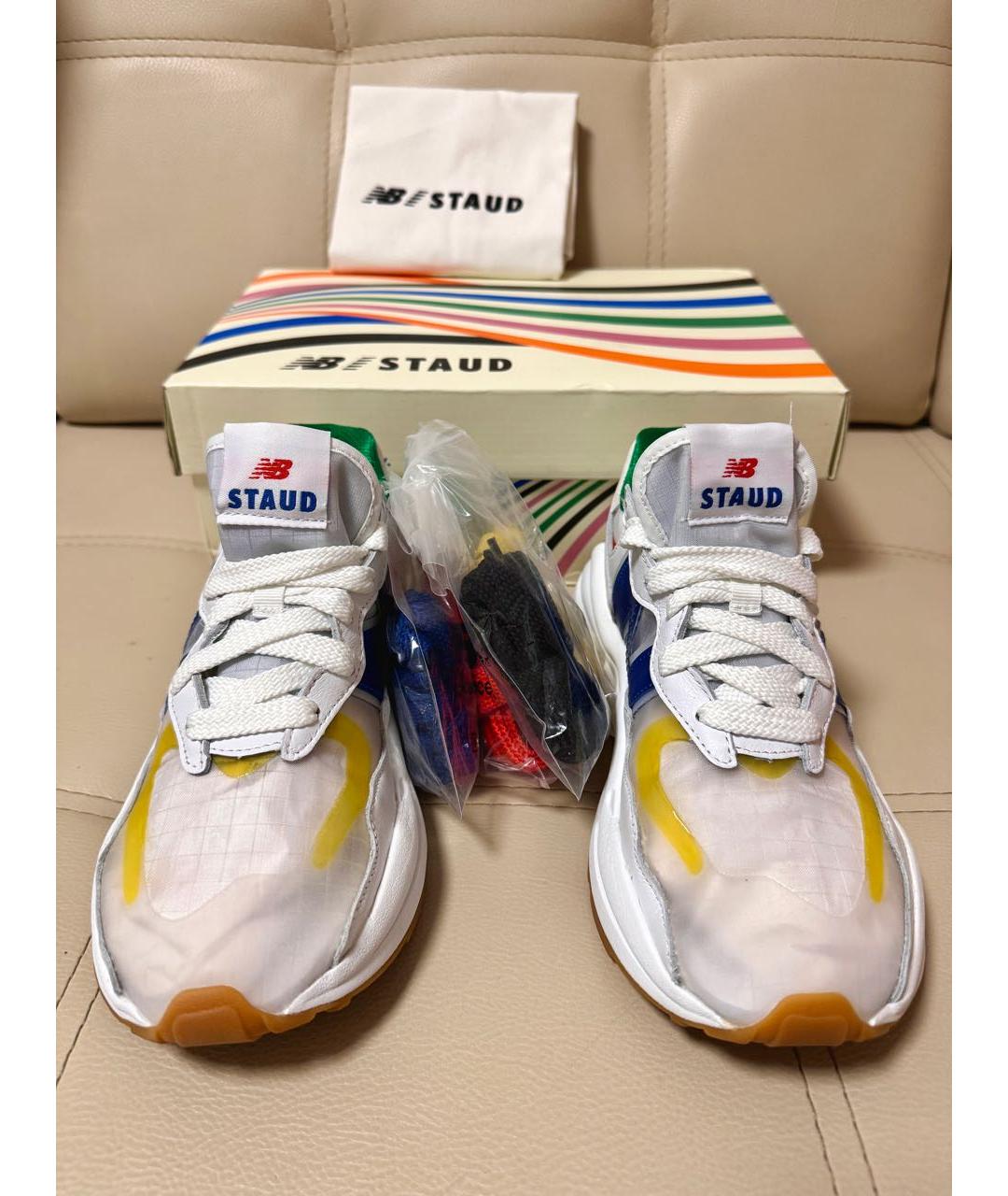 NEW BALANCE Белые резиновые кроссовки, фото 2