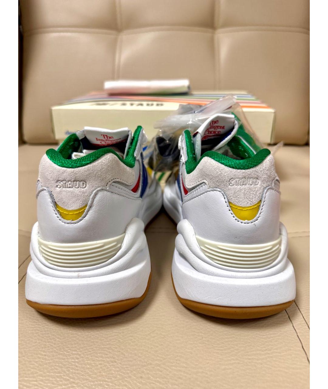 NEW BALANCE Белые резиновые кроссовки, фото 4
