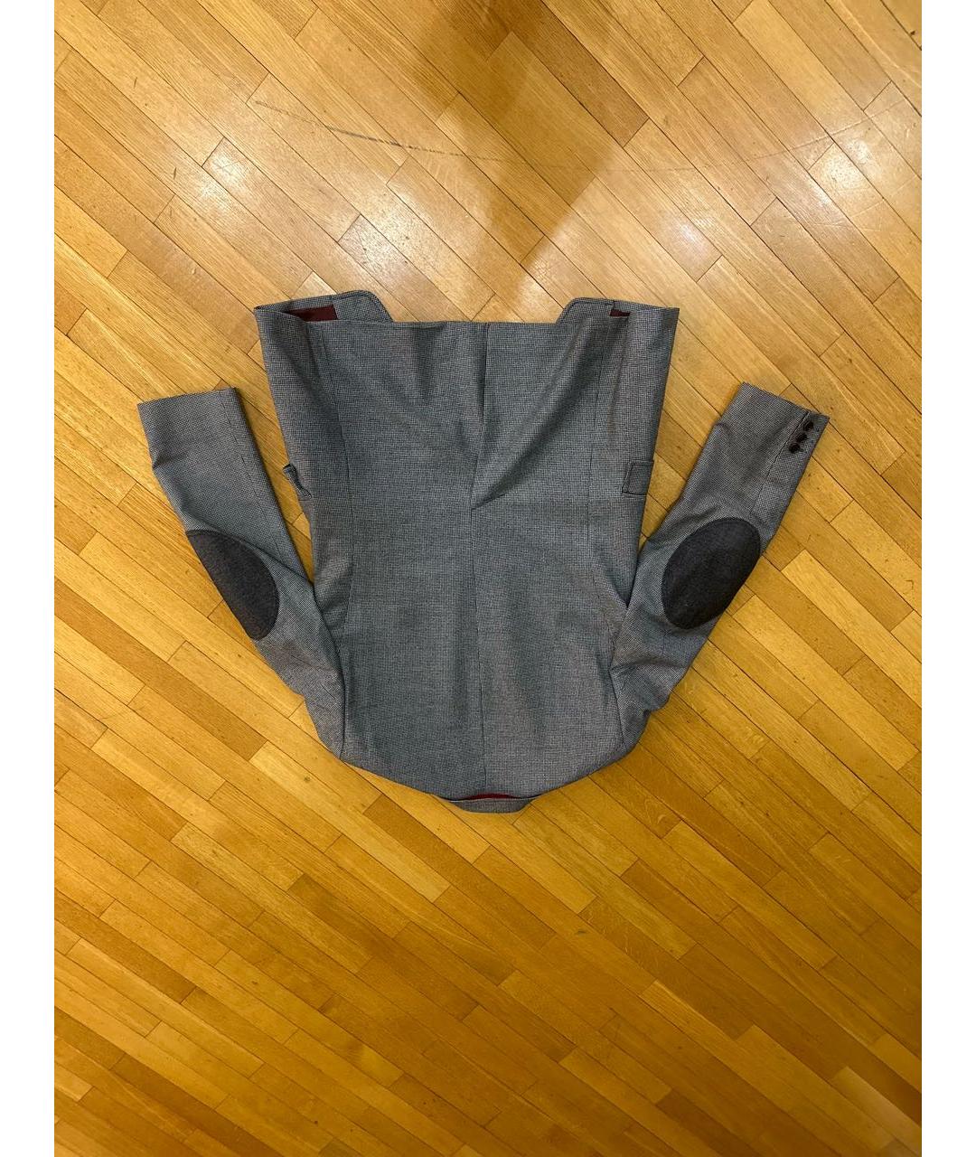 KENZO Серый шерстяной пиджак, фото 2