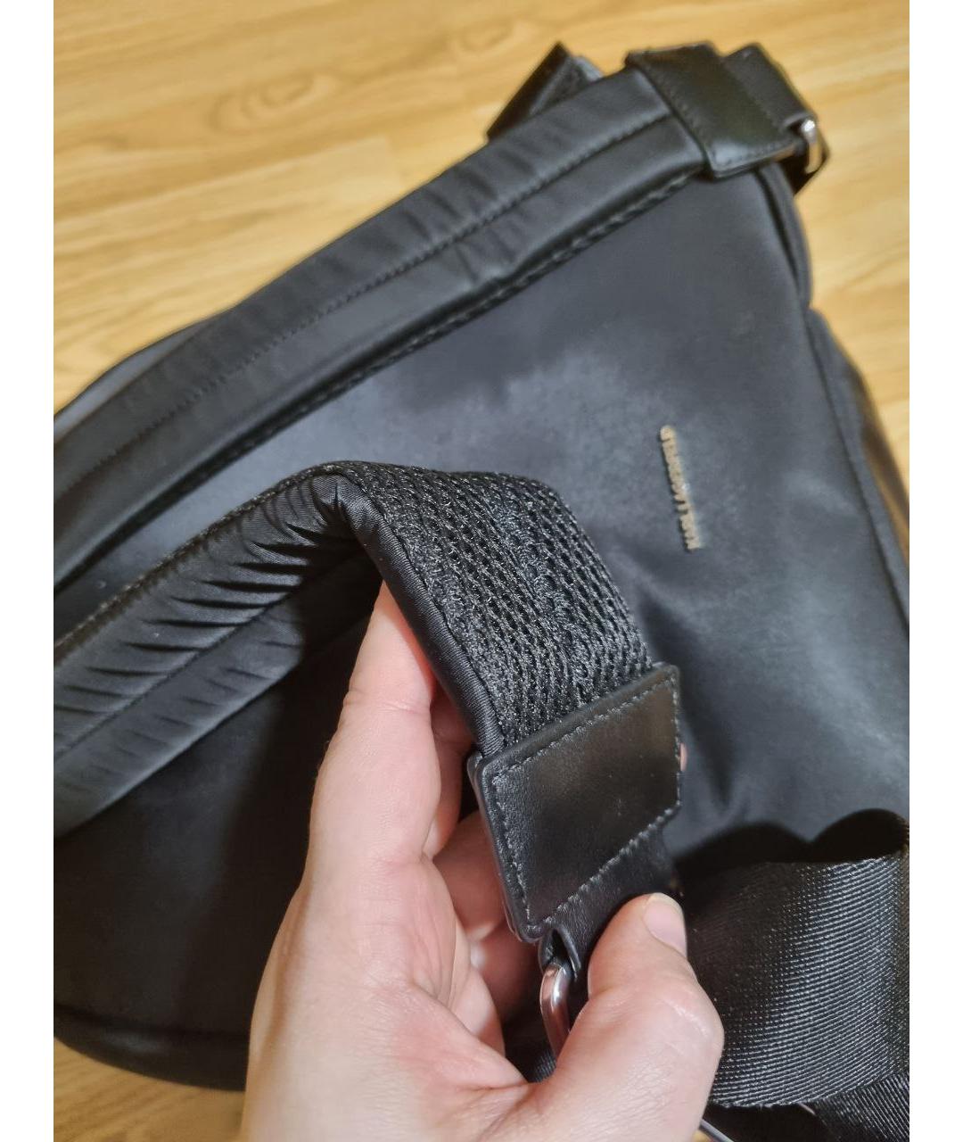 KARL LAGERFELD Черный синтетический рюкзак, фото 6