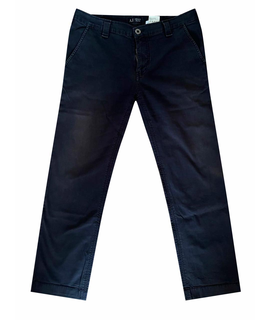 CALVIN KLEIN JEANS Черные хлопковые прямые джинсы, фото 1