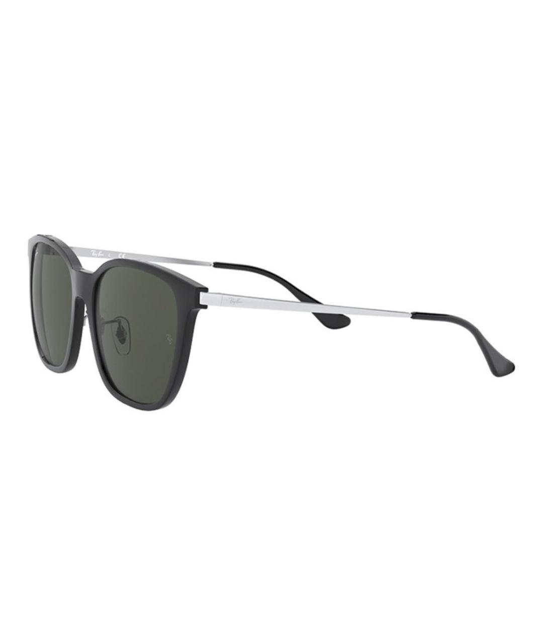 RAY BAN Черные деревянные солнцезащитные очки, фото 3