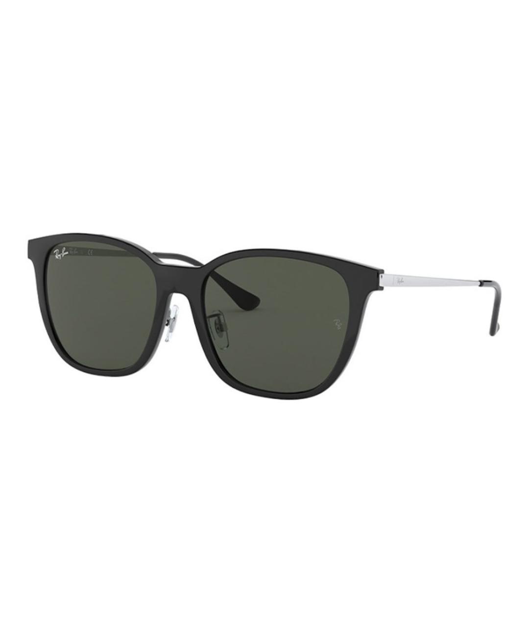 RAY BAN Черные деревянные солнцезащитные очки, фото 2